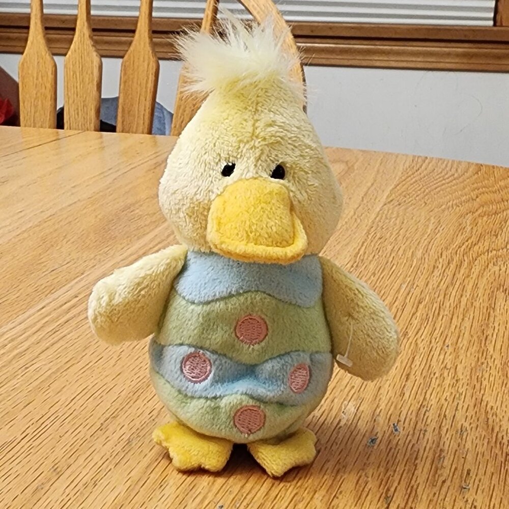 RUSS Easter Duck Plushie Stuffed Animal Toy